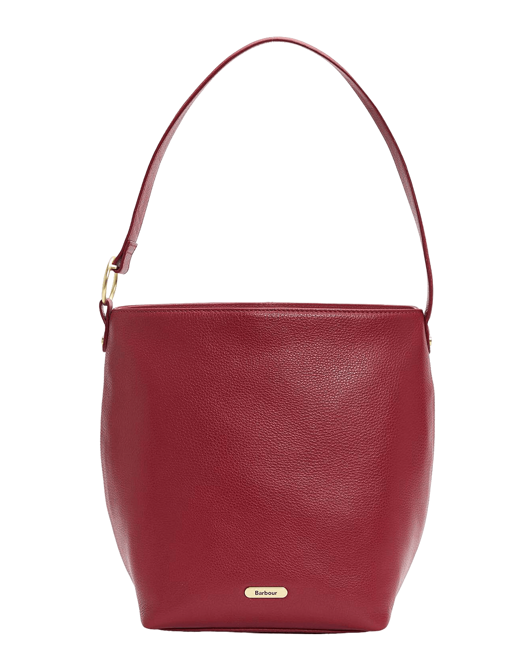 Barbour Bags ONE Barbour Red Cedar Large Leather Bucket Bag