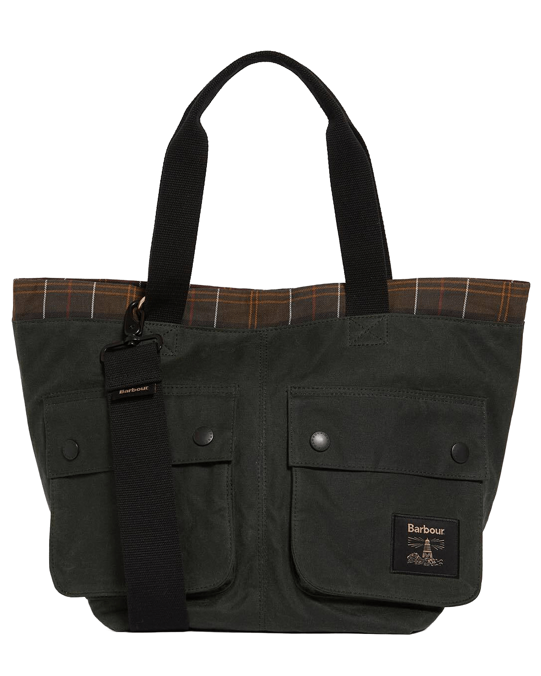 Barbour Bags ONE Barbour Sage Field Wax Carry All Tote Bag