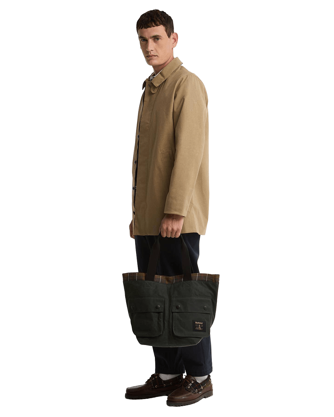 Barbour Bags ONE Barbour Sage Field Wax Carry All Tote Bag