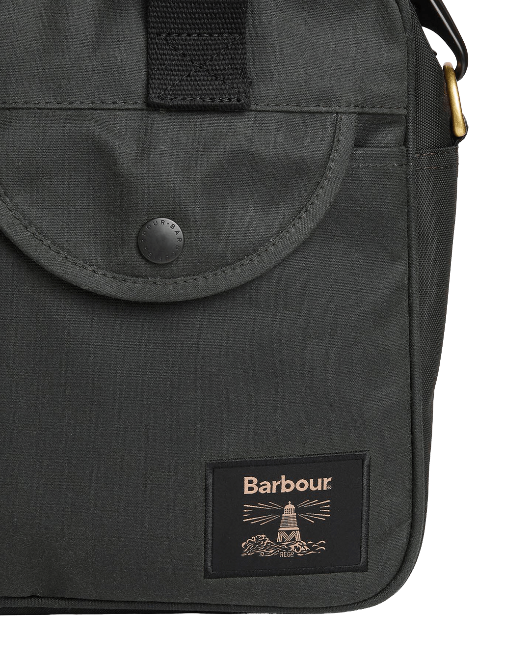 Barbour Bags ONE Barbour Sage Field Wax Laptop Crossbody Bag