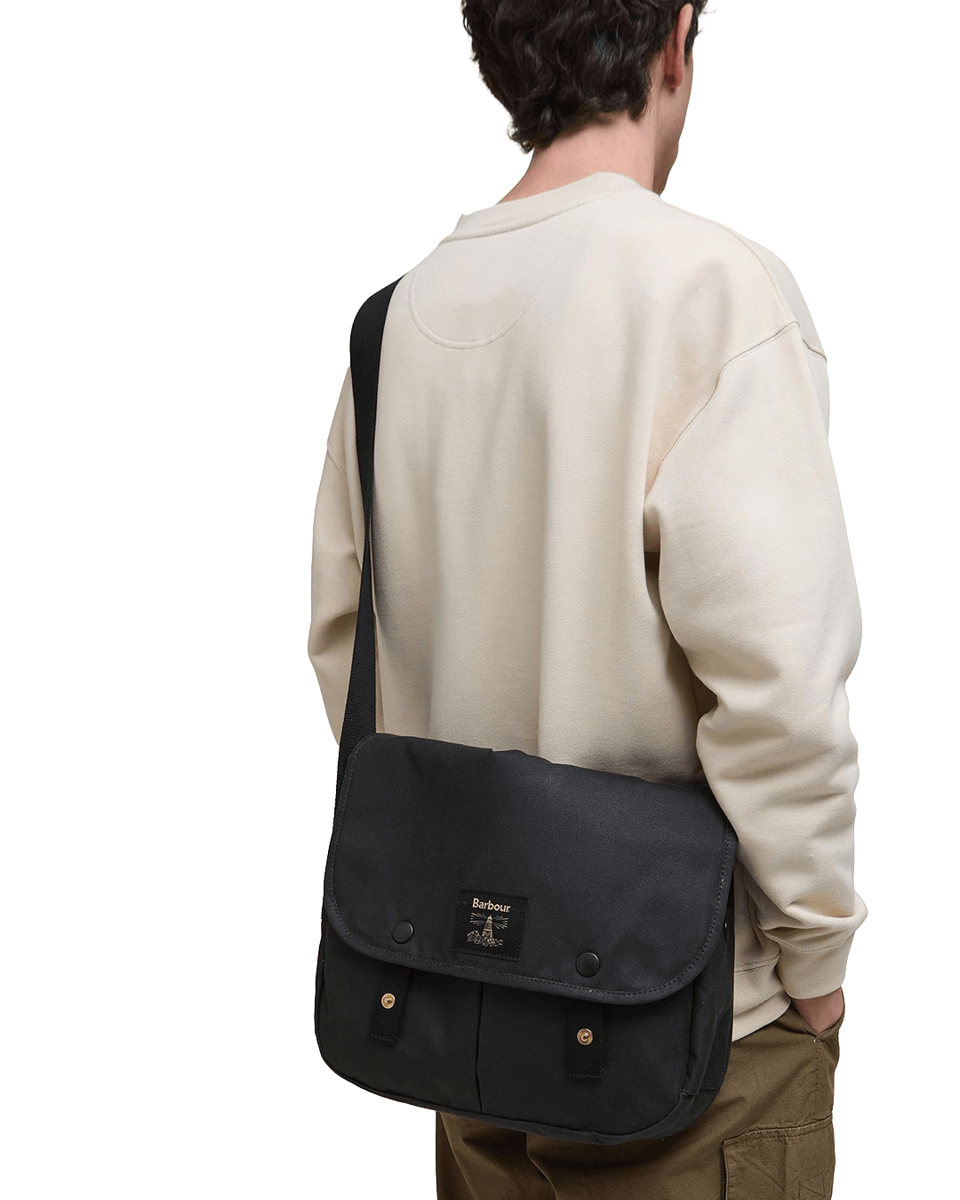 Barbour Bags ONE Barbour Sage Field Wax Riever Crossbody Bag
