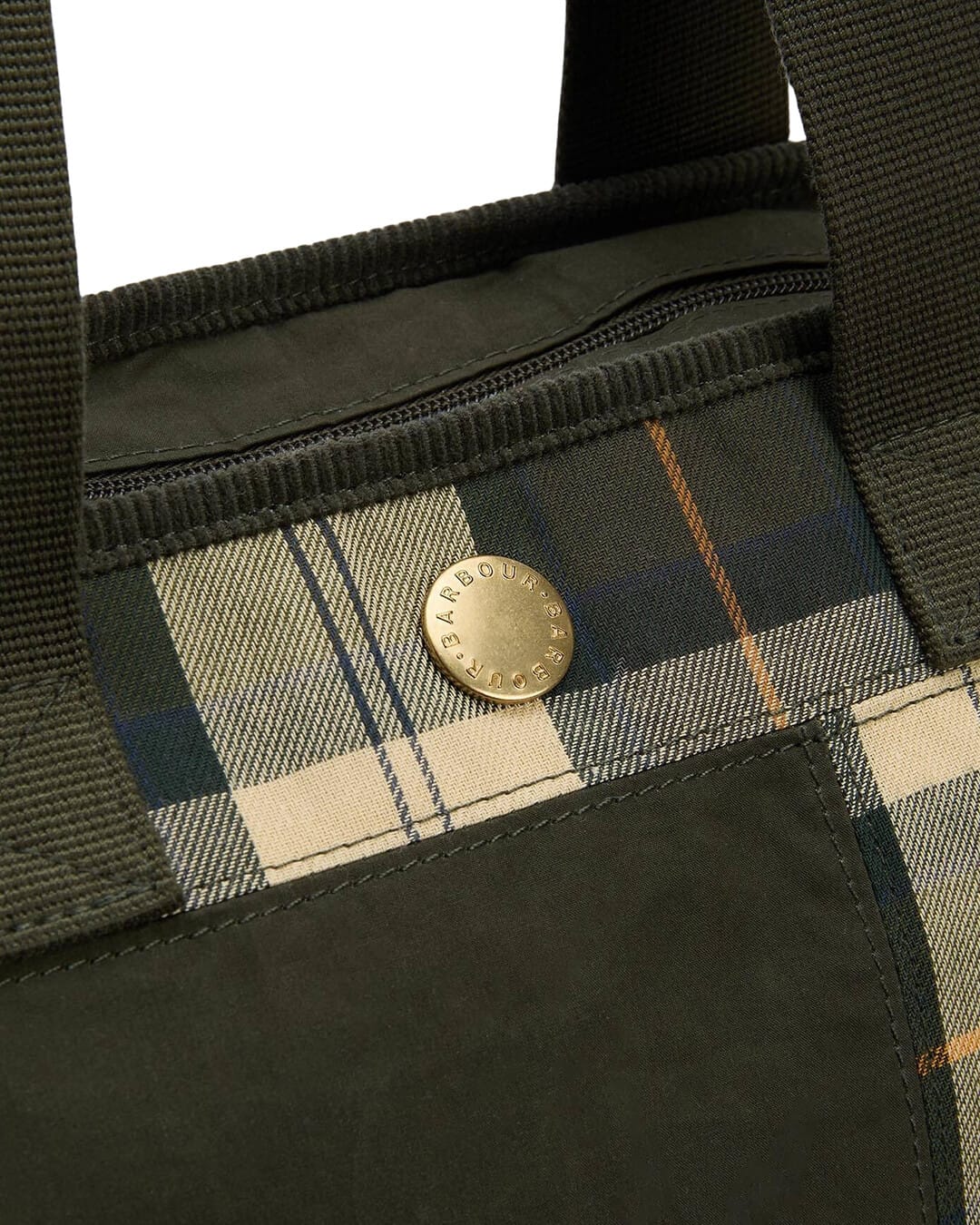 Barbour Bags ONE Barbour Sage Mya Patchwork Tote Bag Sg71 Sage Ancient