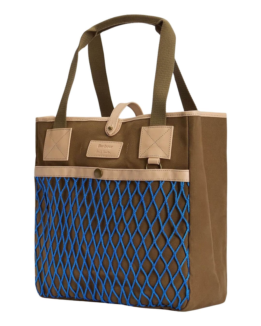 Barbour Bags ONE Barbour Sand Ba X Paul Smith Tote Bag Sn71 Dark Sand