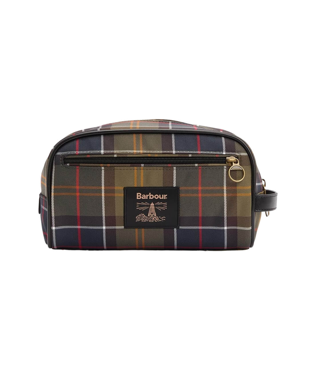 Barbour Bags ONE Barbour TARTAN WASHBAG OL91 CLASSIC BEACON