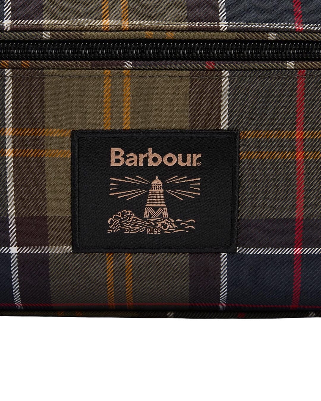 Barbour Bags ONE Barbour TARTAN WASHBAG OL91 CLASSIC BEACON
