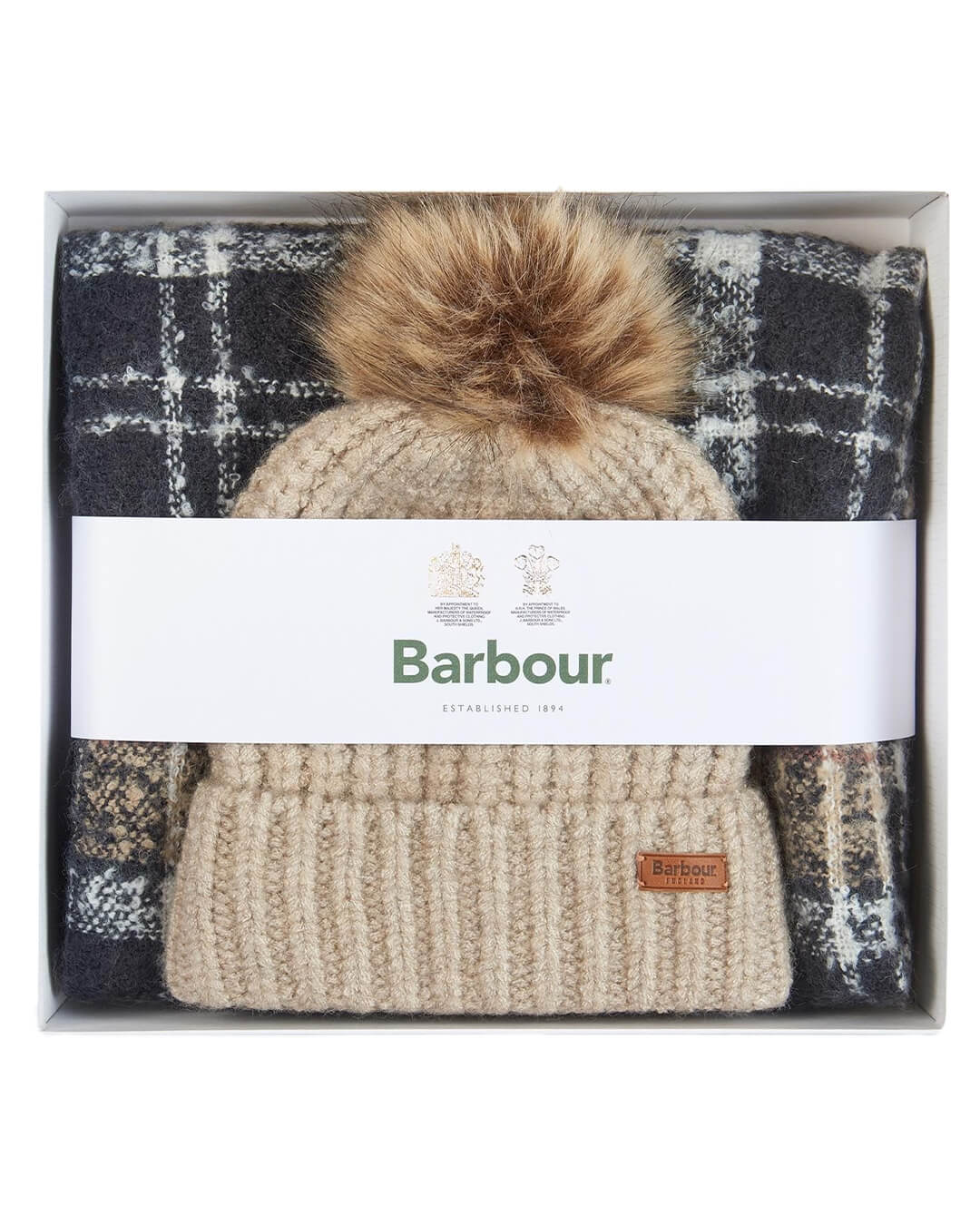 Barbour scarf cheap gold