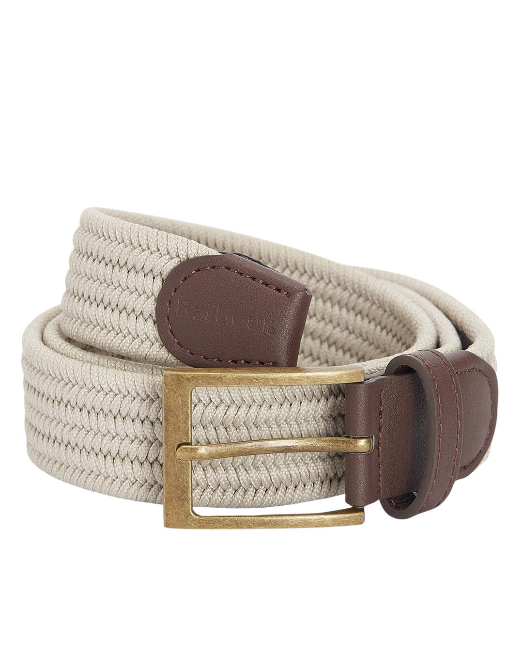 Barbour Belts Barbour Grey Nevis Stretch Webbing Belt