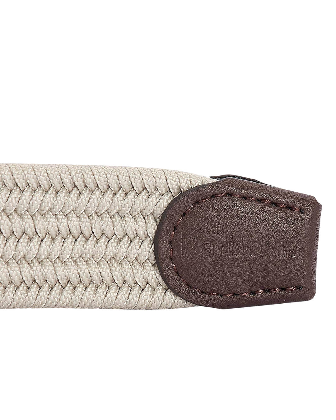 Barbour Belts Barbour Grey Nevis Stretch Webbing Belt