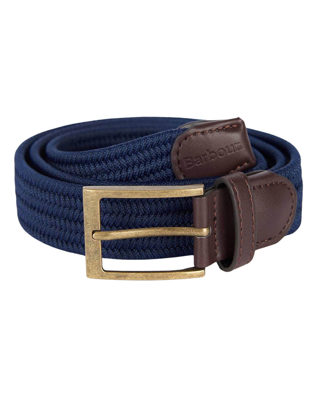 Barbour Belts Barbour Navy Nevis Stretch Webbing Belt Ny91 Navy