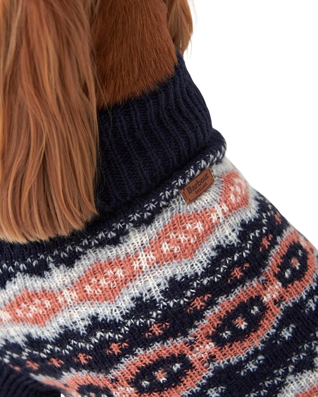 Barbour Dog Accessories Barbour Pink Case Fair Isle Dog Gift Set