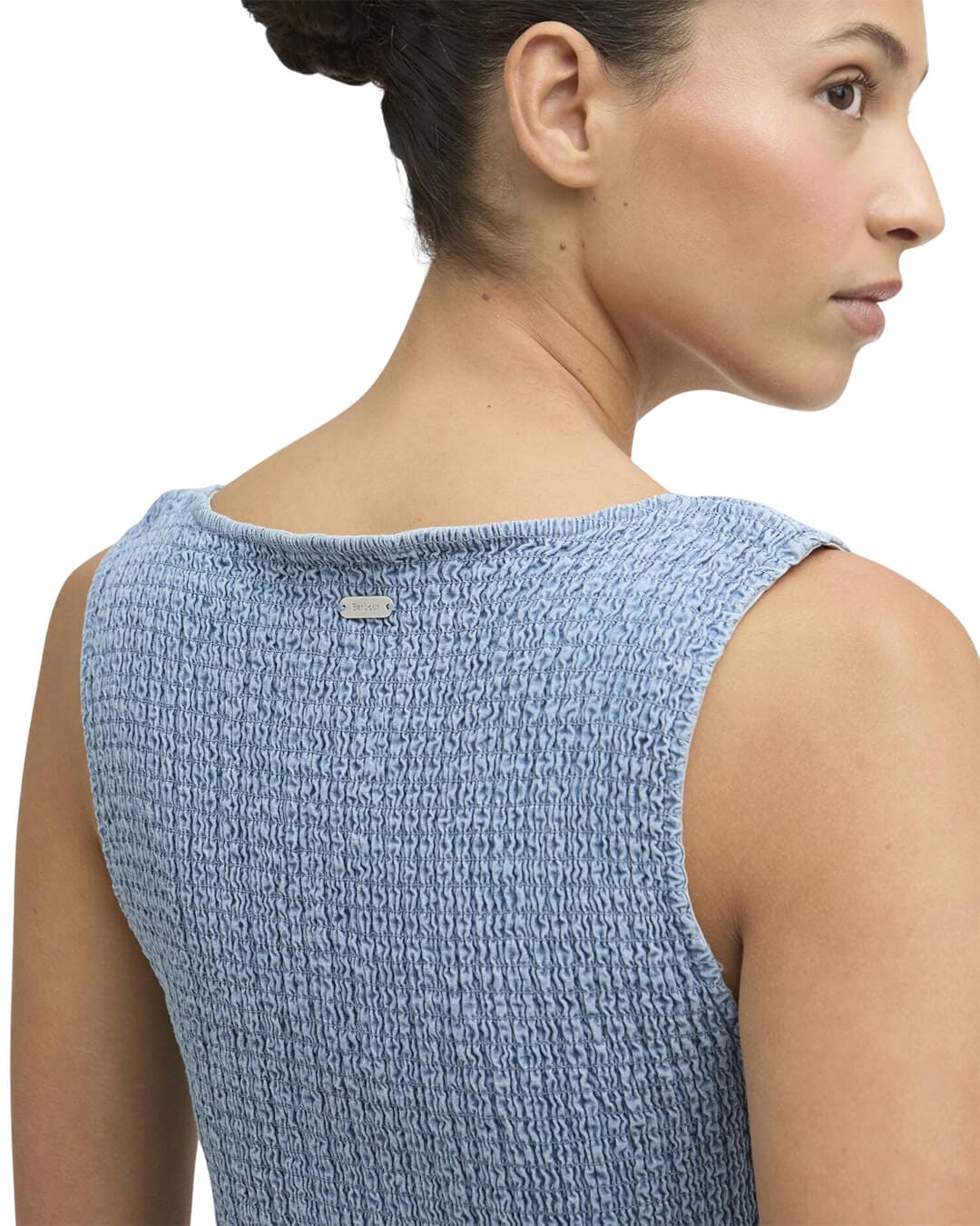 Barbour Dresses Barbour Blue Josie Midi Dress Bl27 Chambray