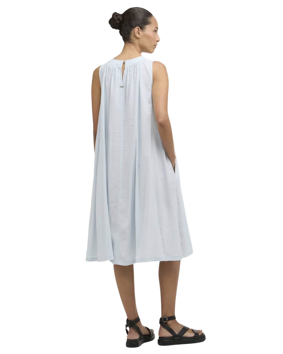 Barbour Dresses Barbour Blue Salthill Midi Dress Bl21 Mineral Blue