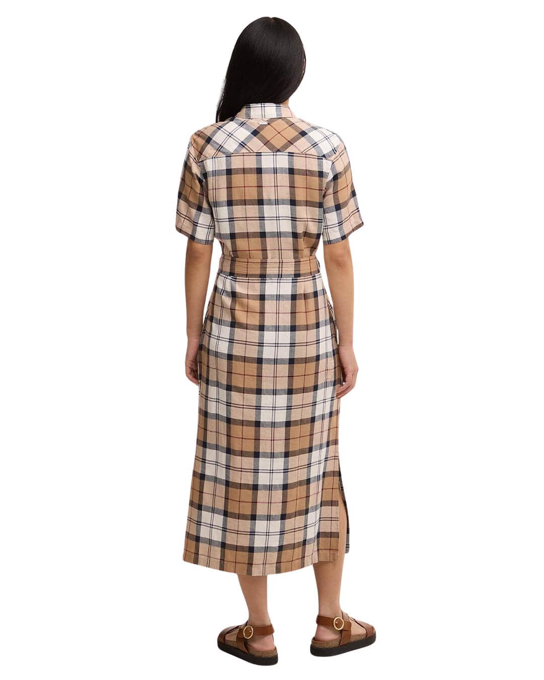 Barbour Dresses Barbour Brown Fern Midi Dress