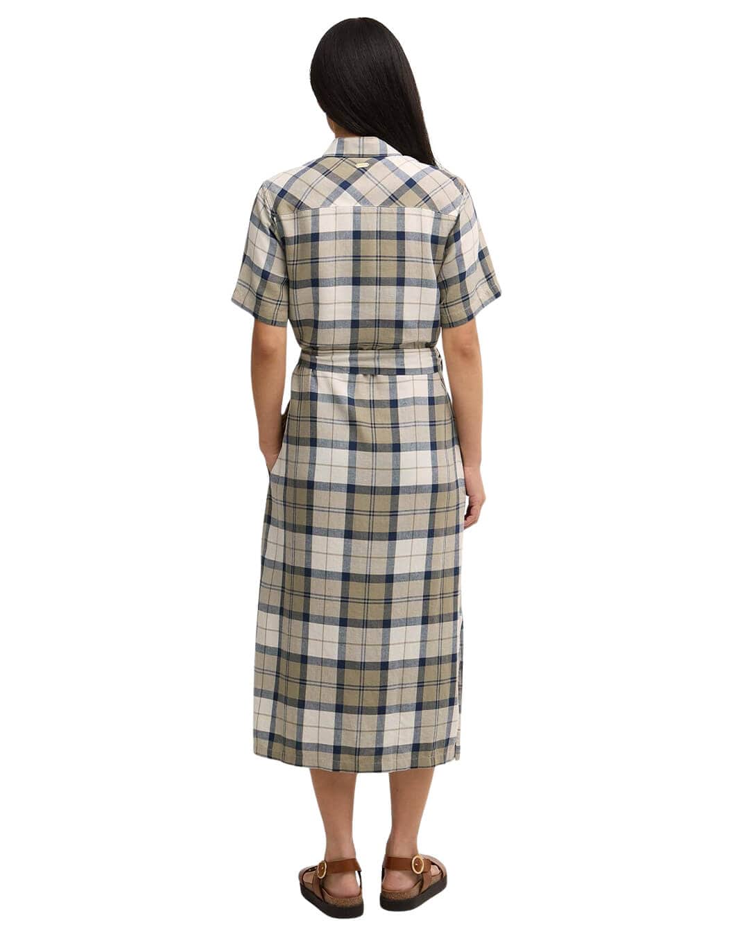 Barbour Dresses Barbour Navy Fern Midi Dress