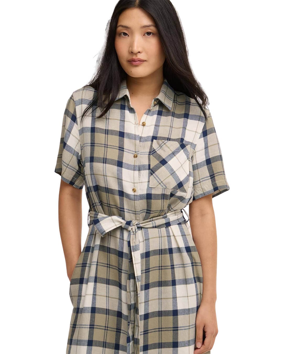 Barbour Dresses Barbour Navy Fern Midi Dress