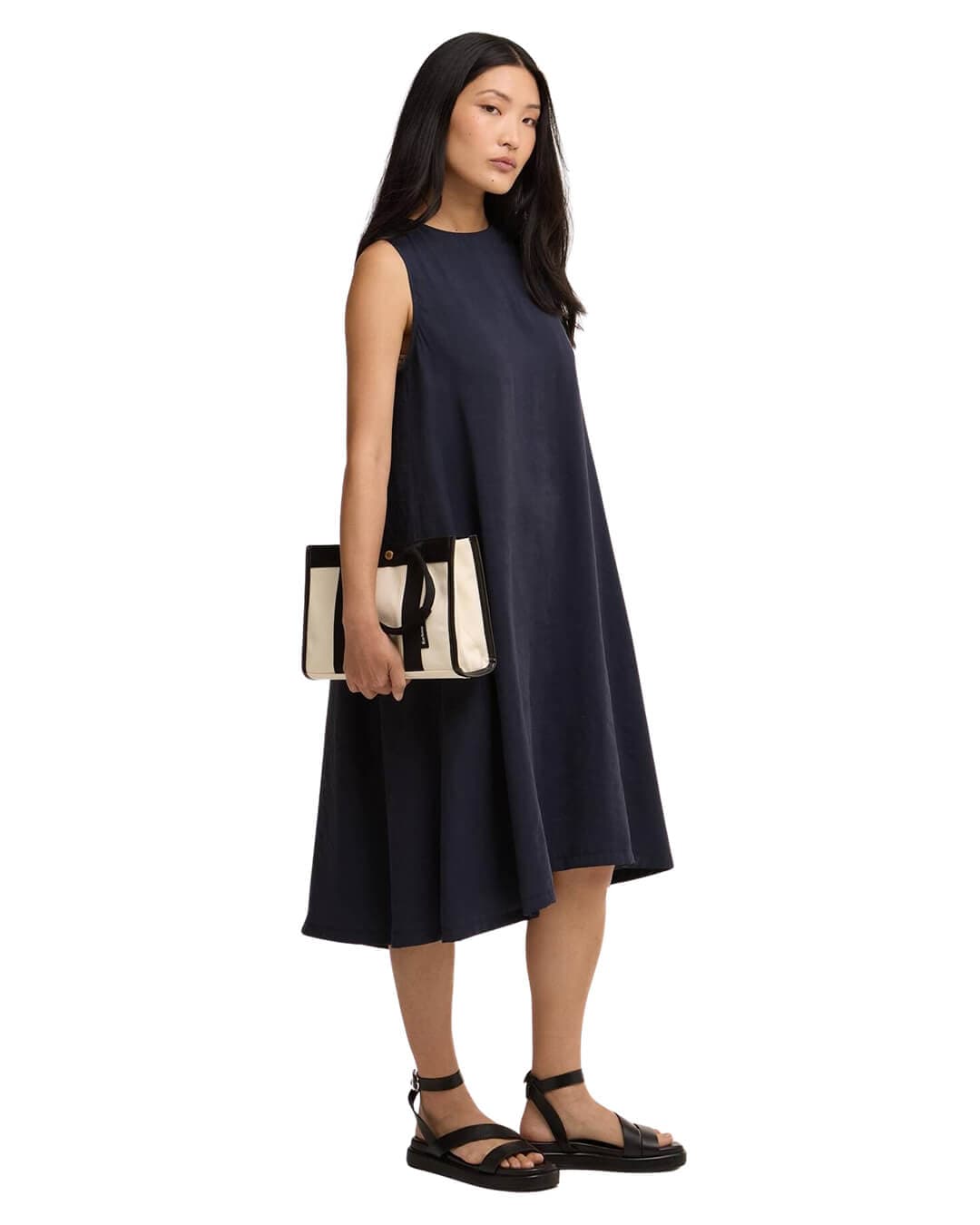 Barbour Dresses Barbour Navy Salthill Midi Dress Ny99 Dark Navy