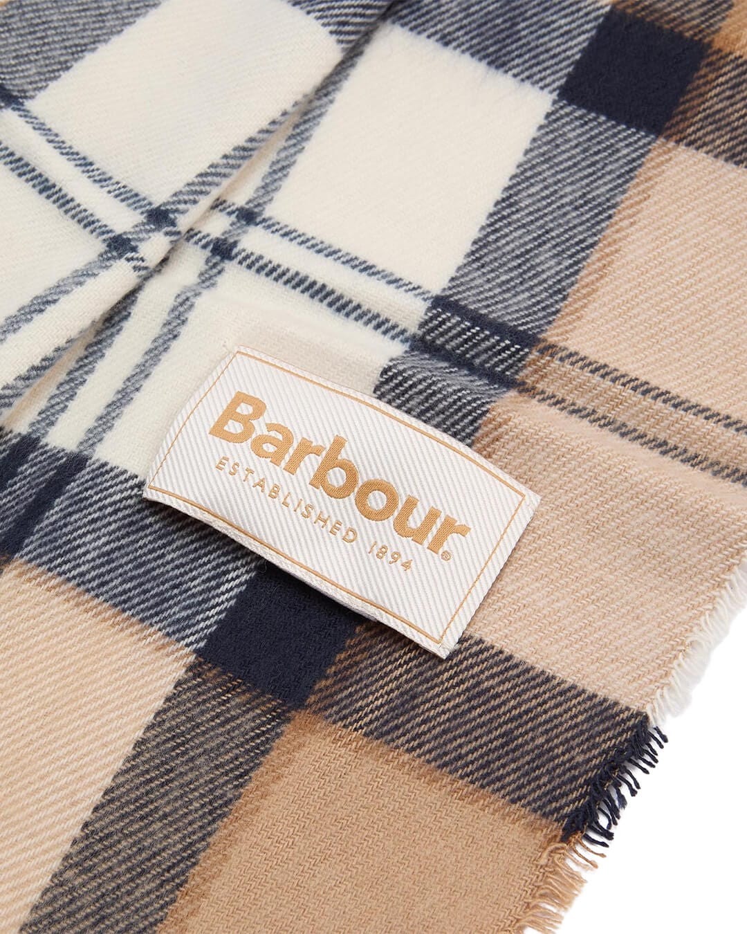 Barbour Gift Boxes ONE Barbour DOVER BEANIE & HAILES SCARF BE31 HESSIAN TARTAN