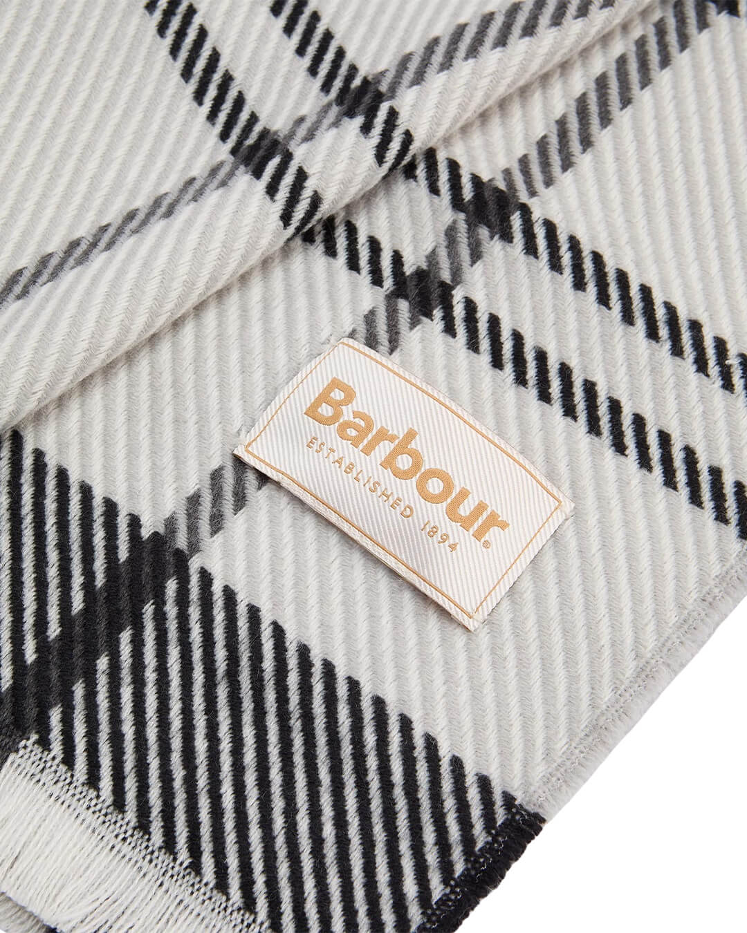 Barbour Gift Boxes ONE Barbour PENDLE BEANIE&BLAIR SCARF SET GY31 MONOCHROME