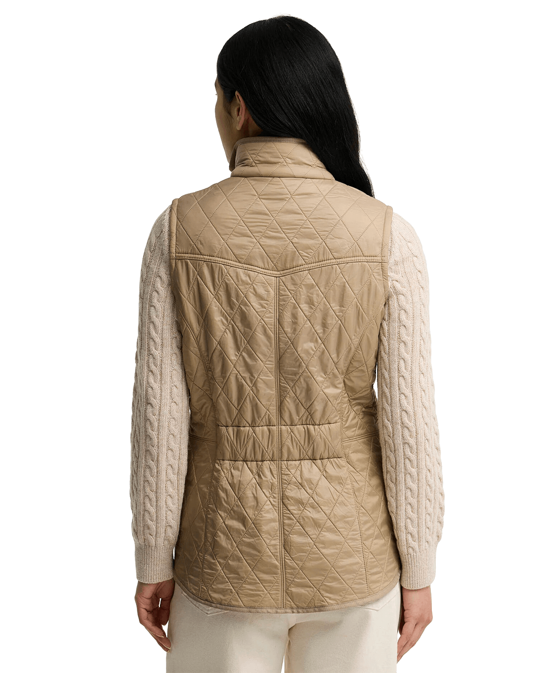 Barbour Gilets Barbour Beige Barbour Cavalry Gilet Be31 Lt Trench/Pearl