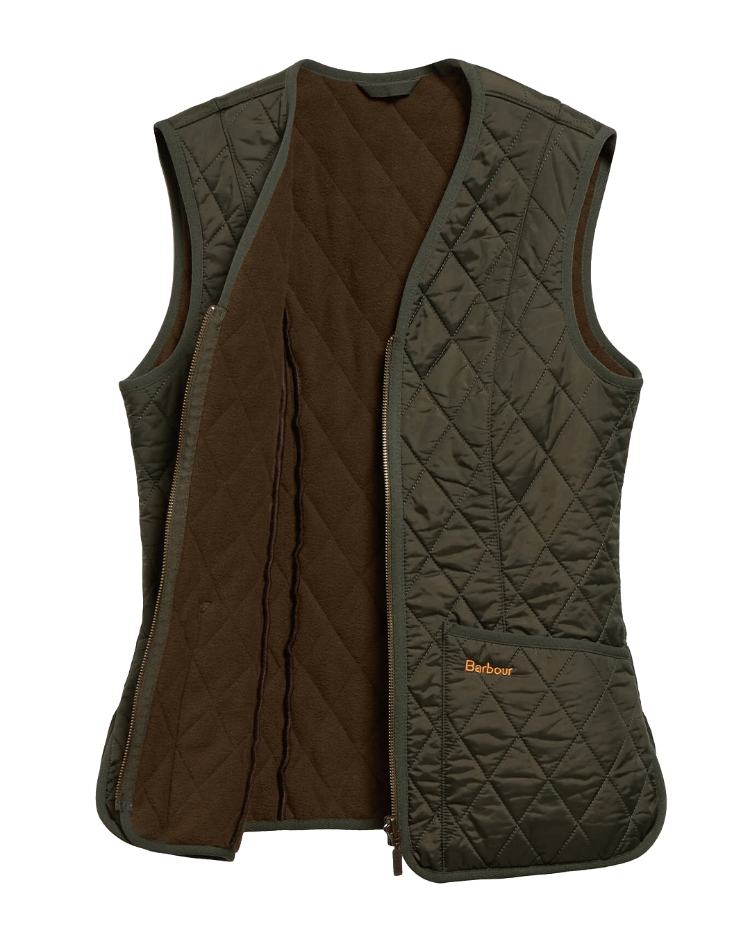 Barbour Gilets 6 Barbour Dark Olive Betty Fleece Gilet