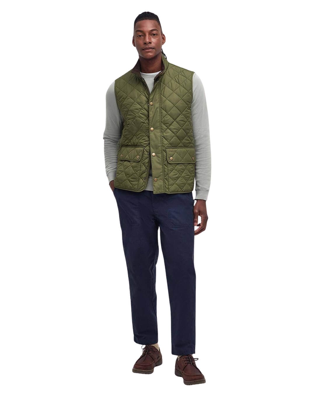 Barbour Gilets Barbour Green New Lowerdale Gilet