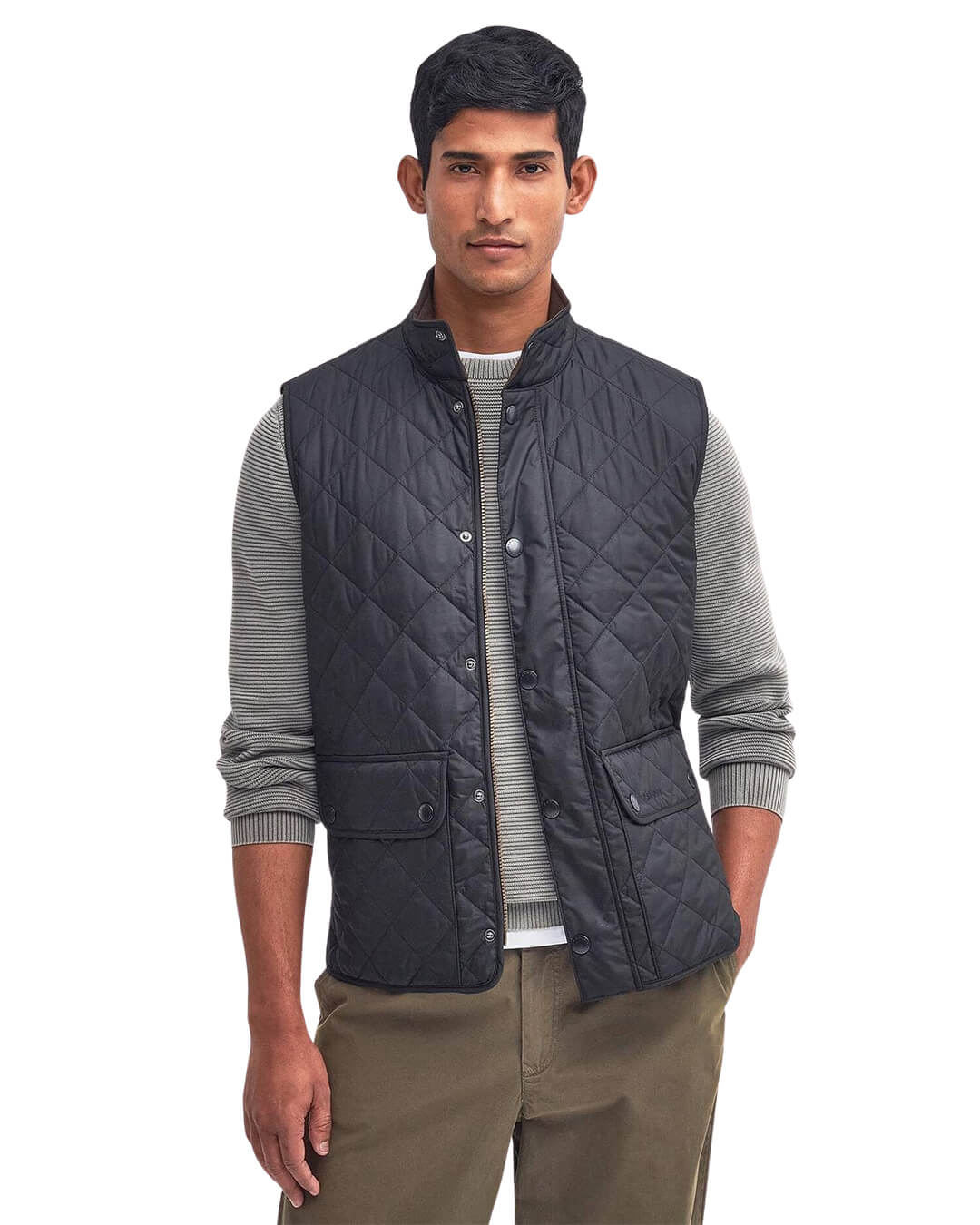 Barbour Gilets Barbour Navy New Lowerdale Gilet Ny71 Navy