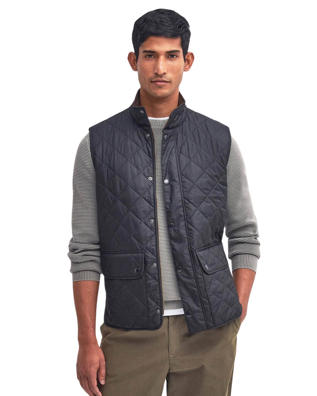 Barbour Gilets Barbour Navy New Lowerdale Gilet Ny71 Navy