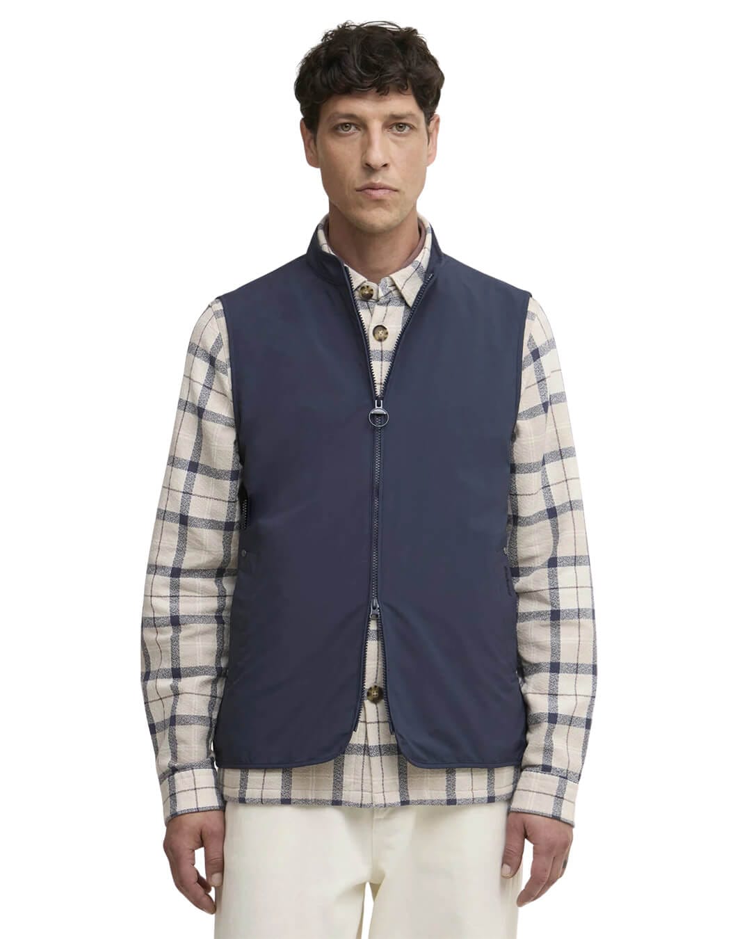 Barbour Gilets Barbour Navy Stonedale Gilet Ny71 Navy
