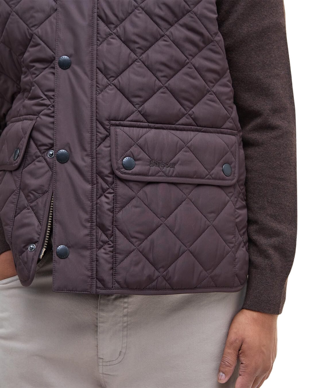 Barbour Gilets Barbour NEW LOWERDALE GILET BR91 BLACK OAK