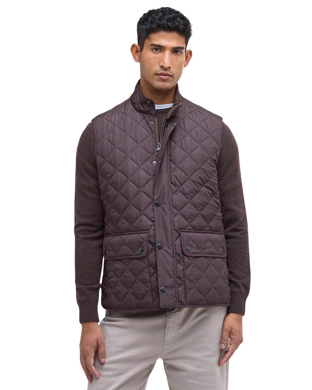 Barbour Gilets Barbour NEW LOWERDALE GILET BR91 BLACK OAK