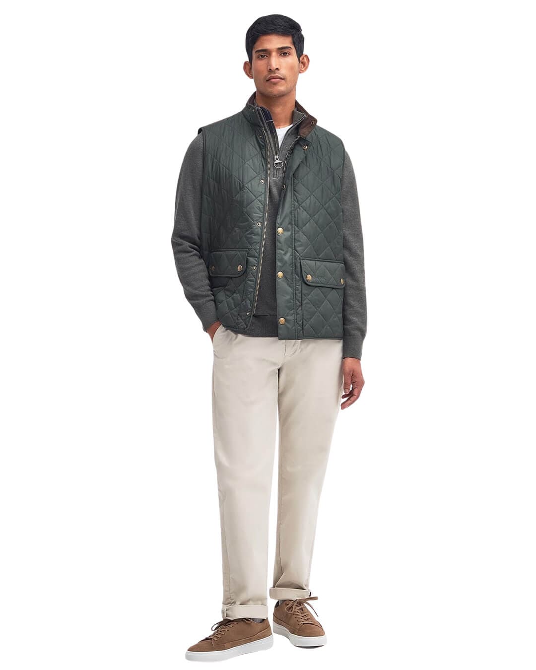 Barbour Gilets Barbour NEW LOWERDALE GILET SAGE GN71