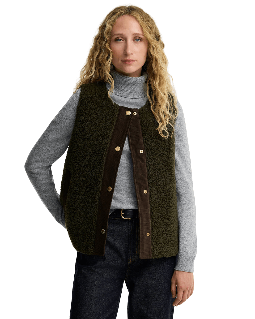 Barbour Gilets Barbour Olive Dulsie Gilet Liner