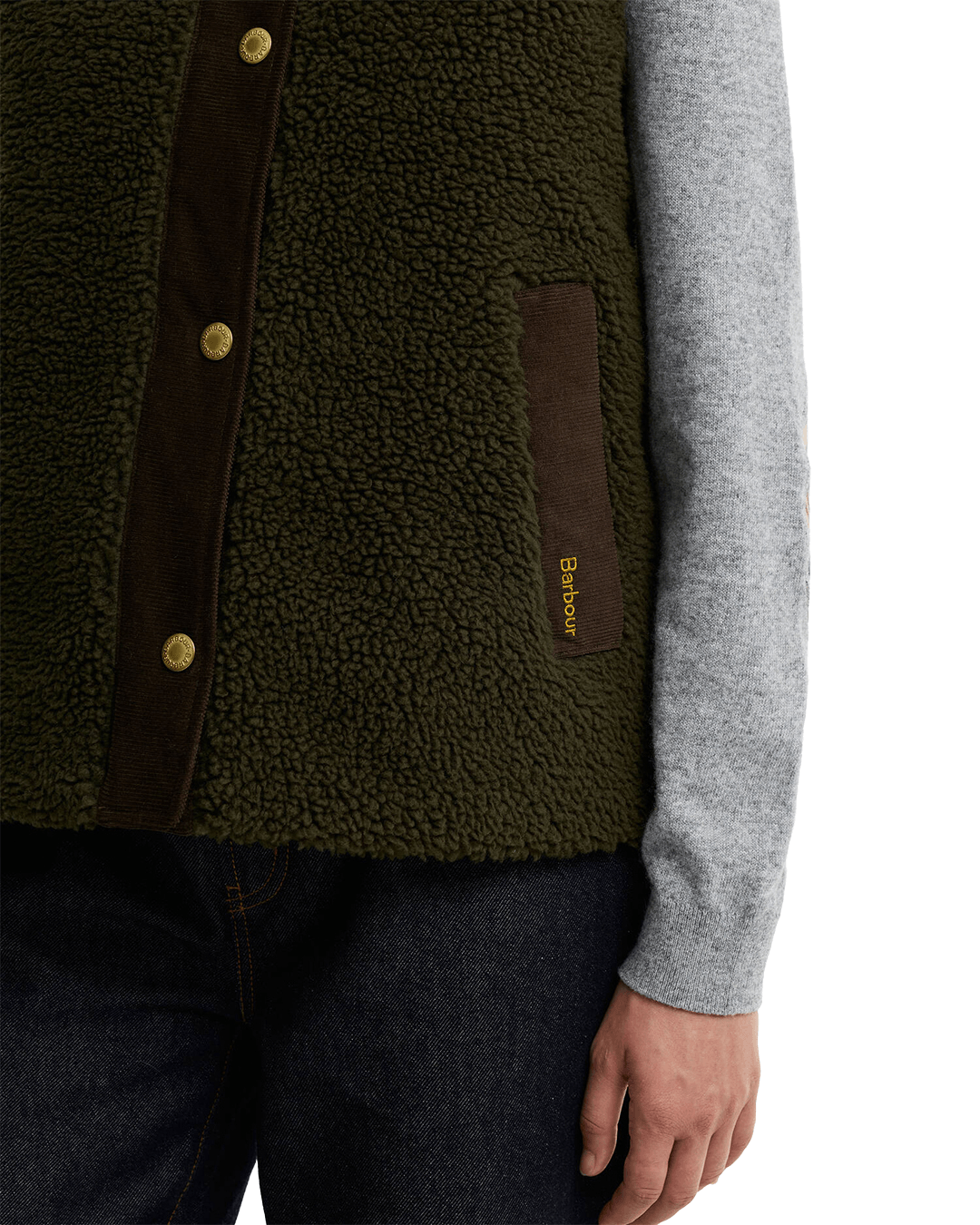 Barbour Gilets Barbour Olive Dulsie Gilet Liner