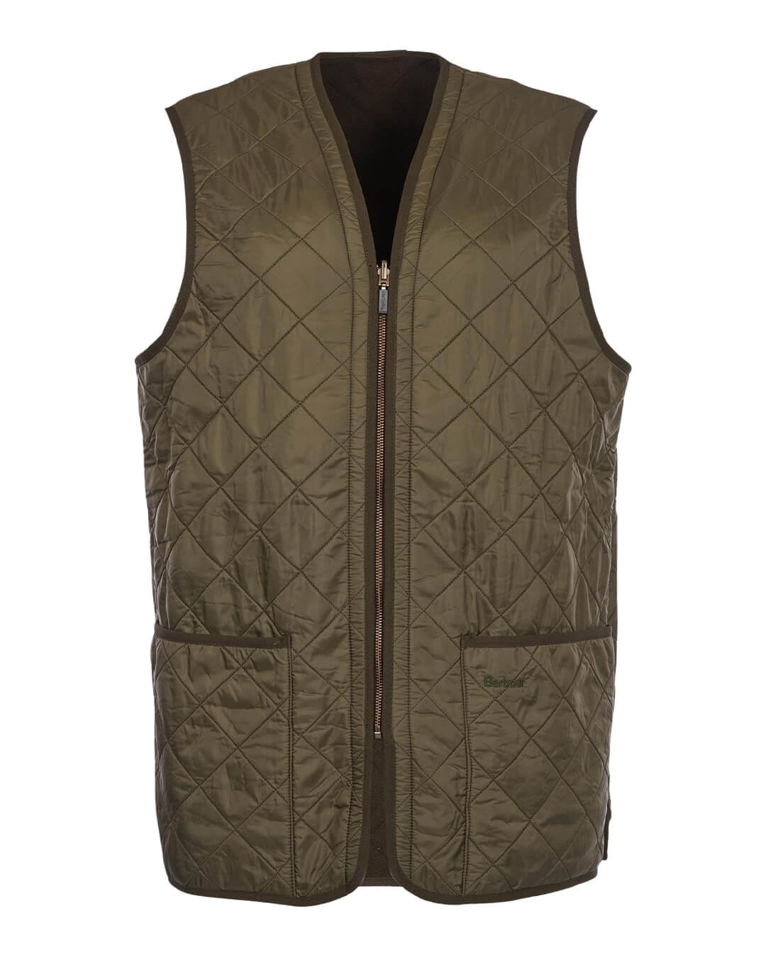 Barbour Gilets Barbour Polarquilt Green Gilet