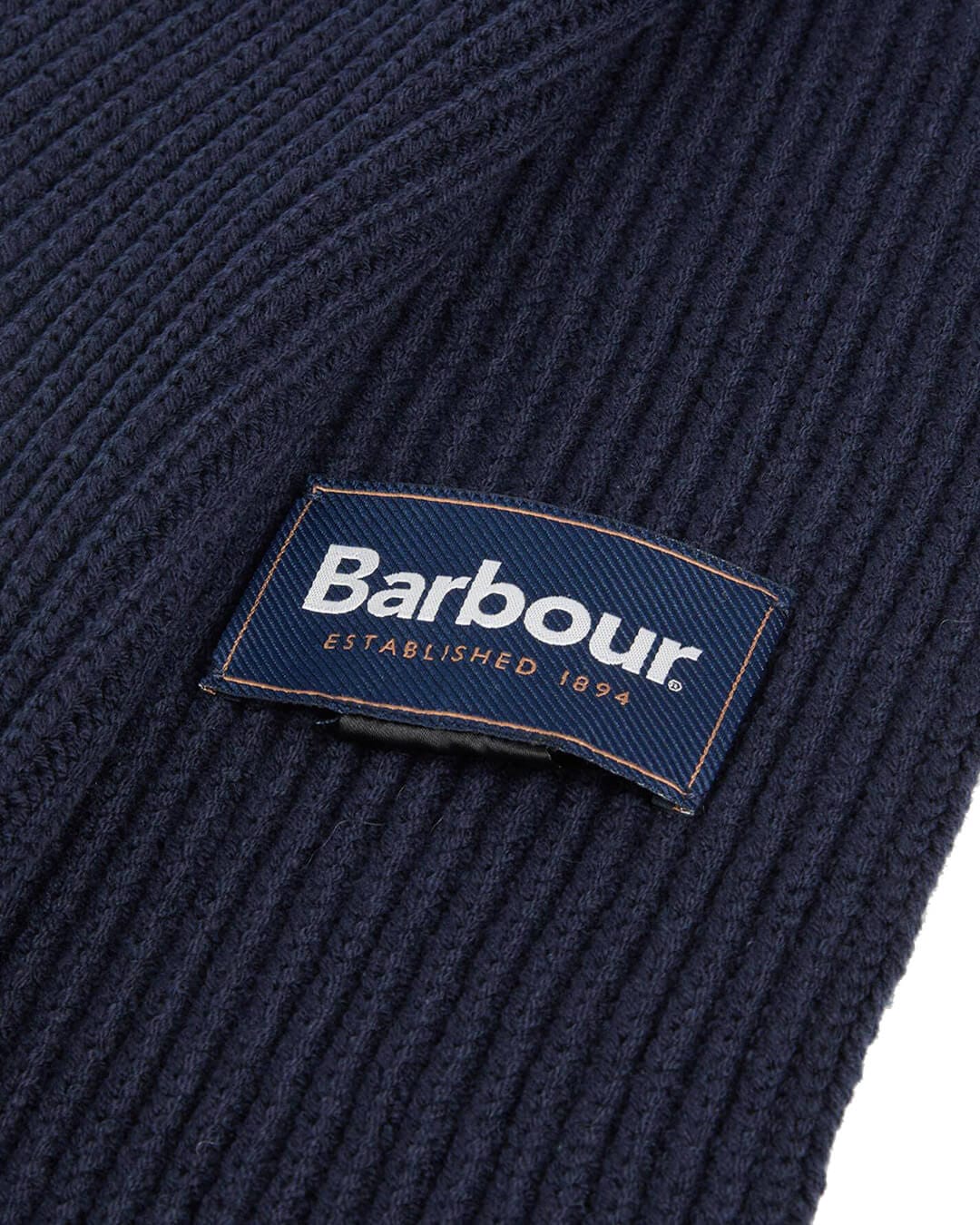 Barbour Hats ONE Barbour Navy Cascade Scarf & Beanie Gift Set