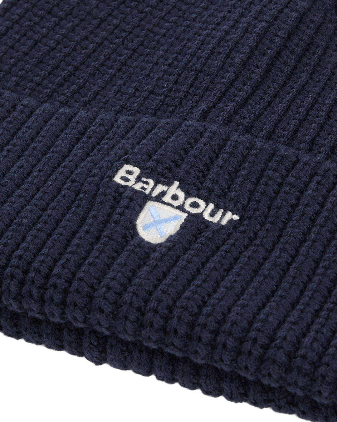 Barbour Hats ONE Barbour Navy Cascade Scarf & Beanie Gift Set