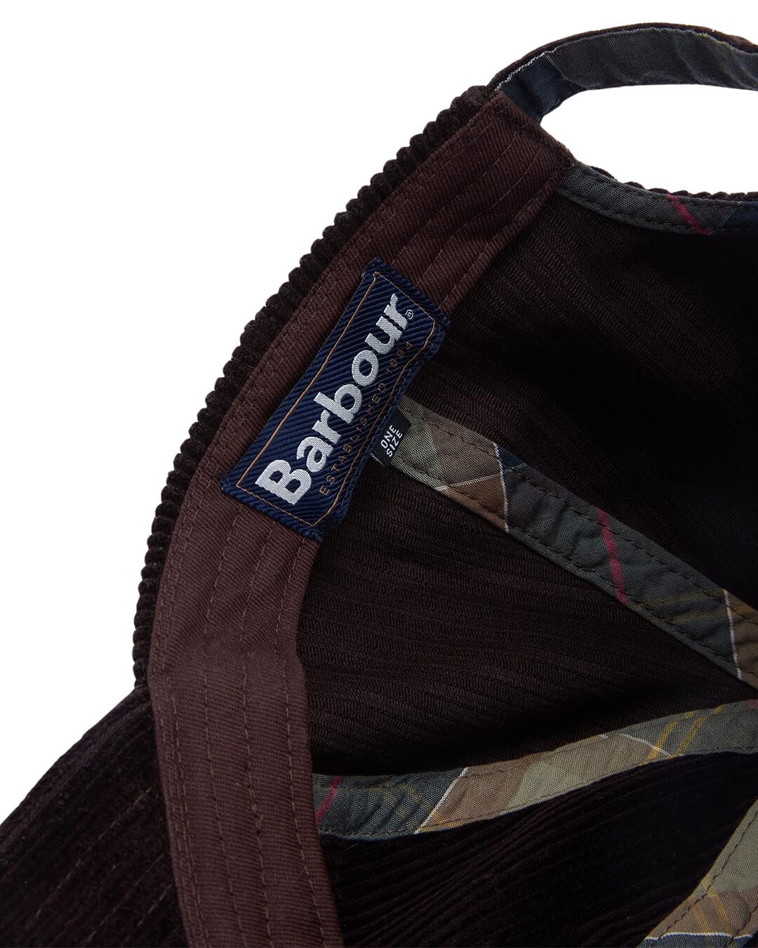 Barbour Hats ONE Barbour PRESTON CORD CAP BR51 BROWN