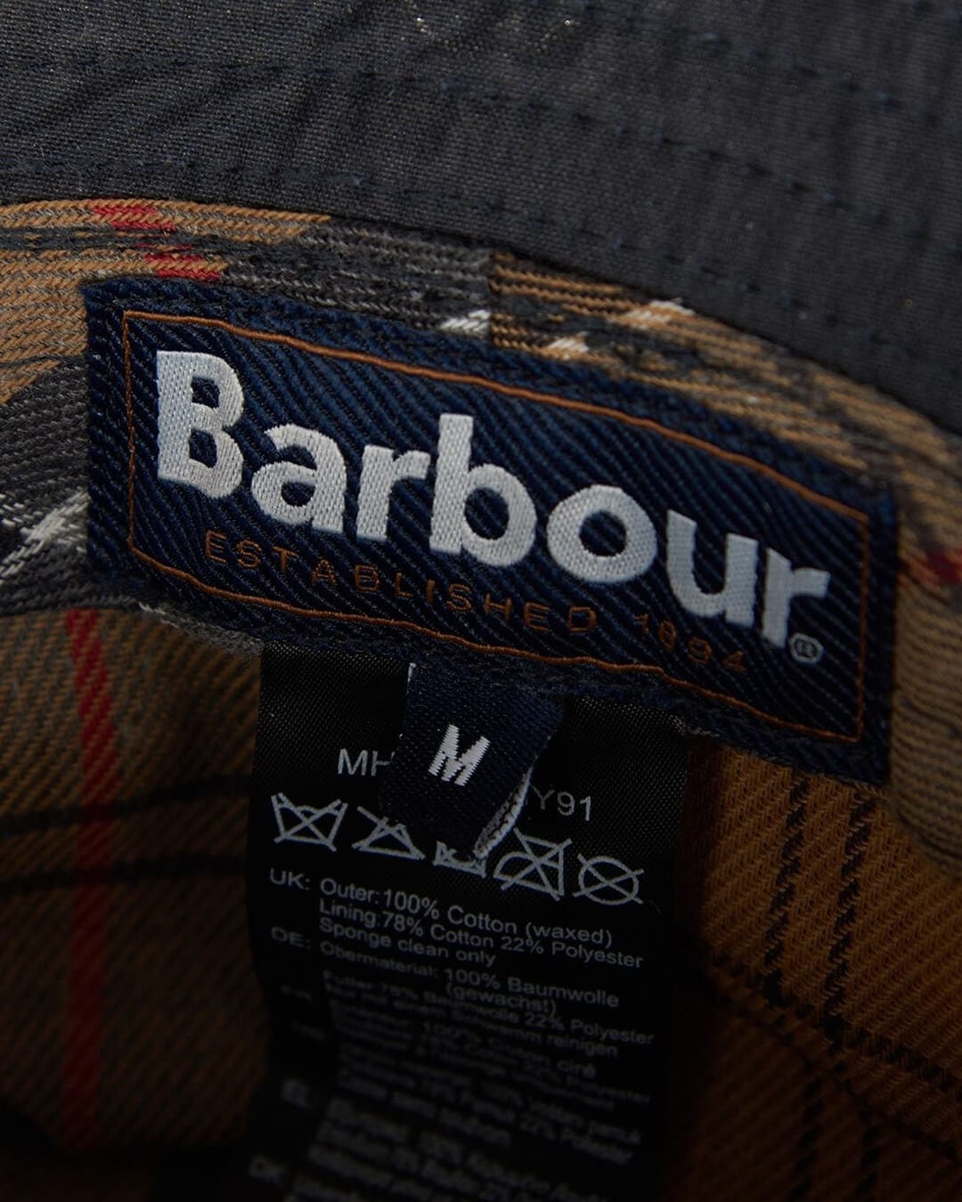 Barbour Hats Barbour Wax Navy Sports Hat