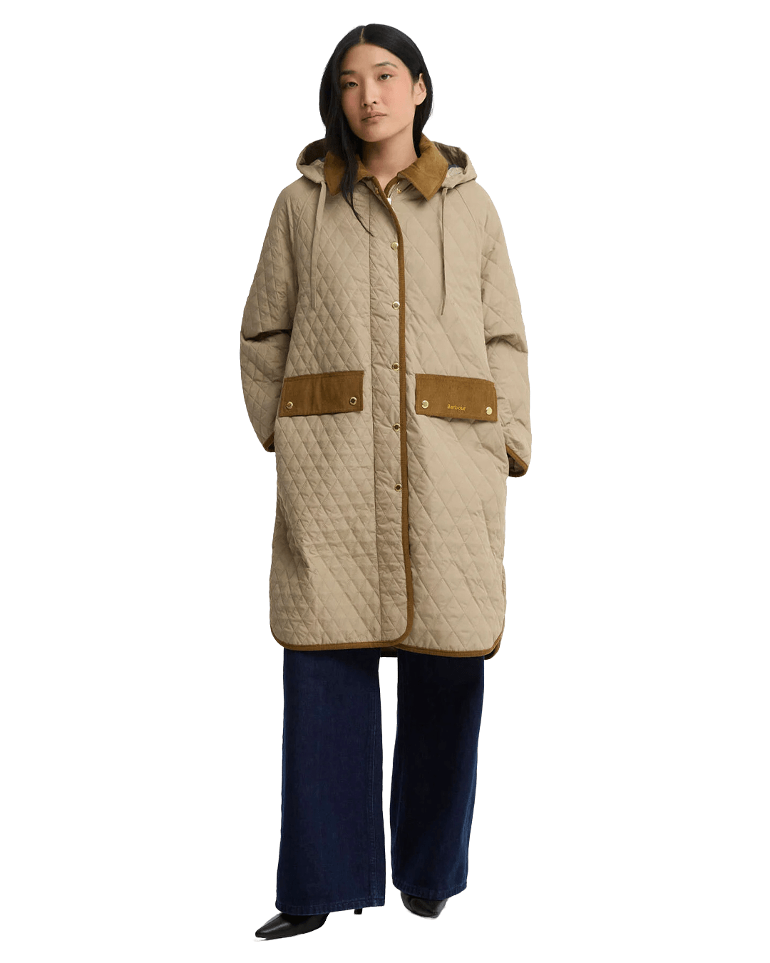 Barbour Jackets Barbour Beige Ravensden Quilted Jacket