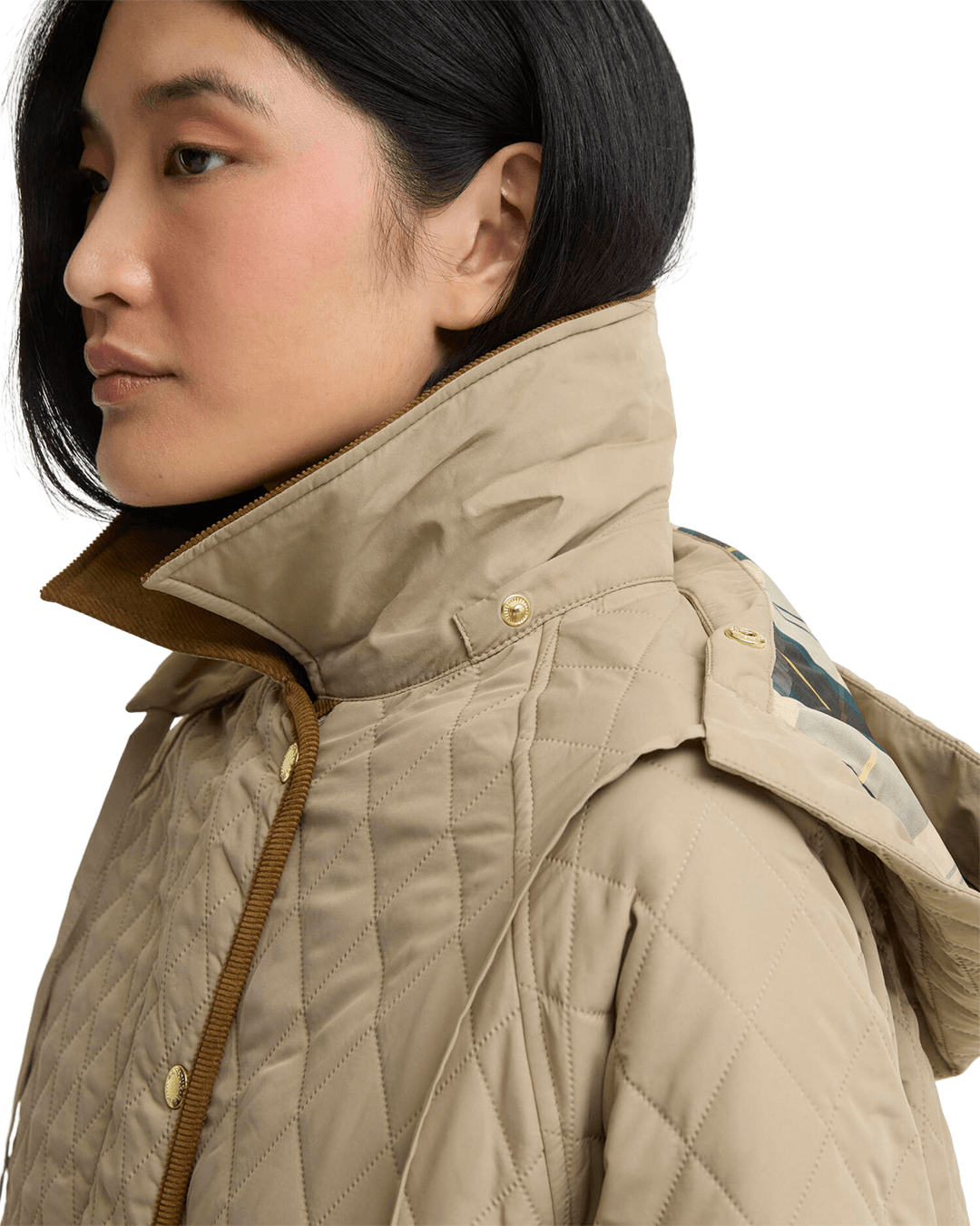 Barbour Jackets Barbour Beige Ravensden Quilted Jacket