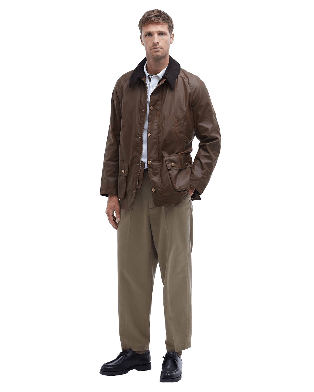 Barbour Jackets Barbour Brown Ashby Wax Jacket