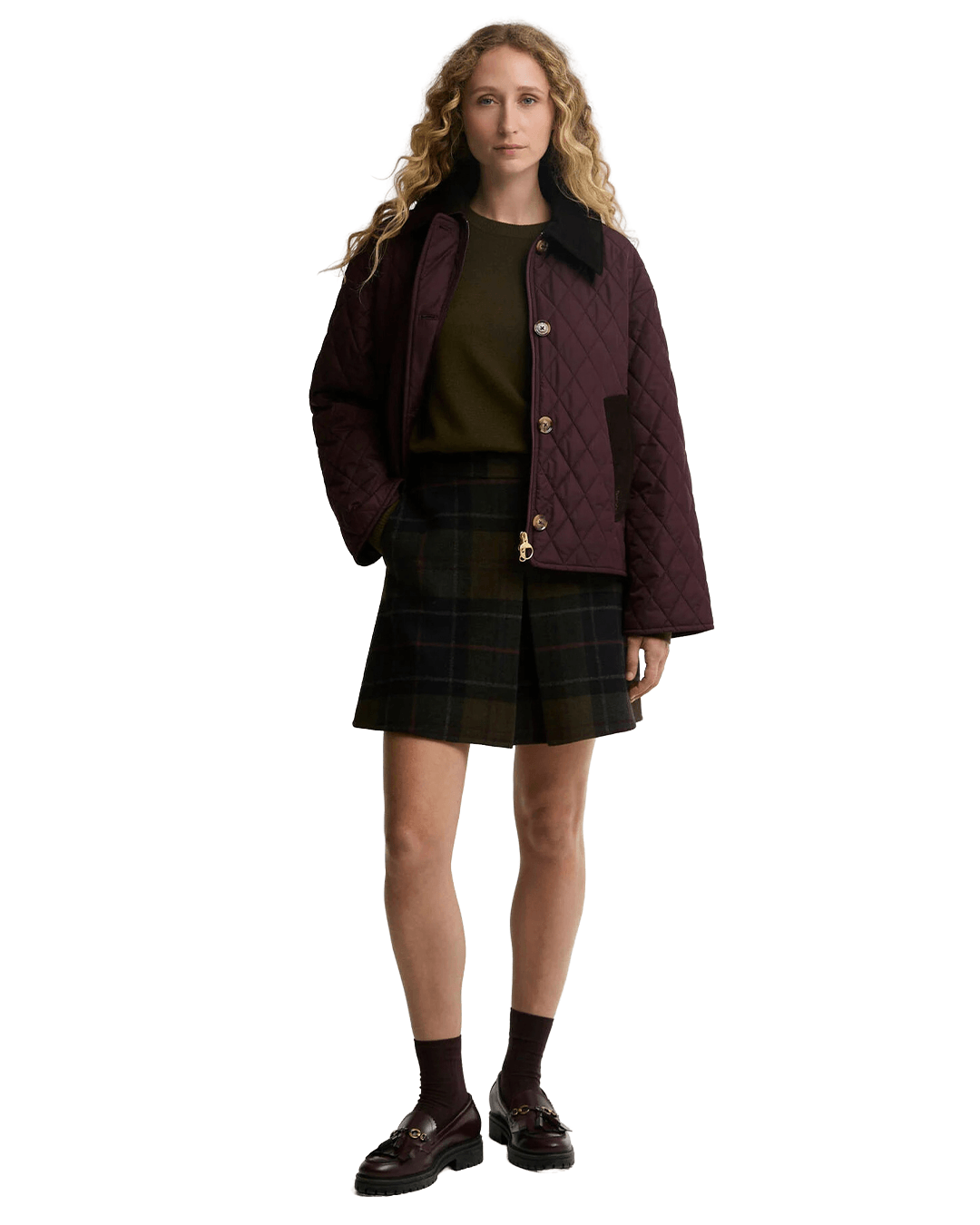 Barbour Jackets Barbour Burgundy Moira Quilted Jacket