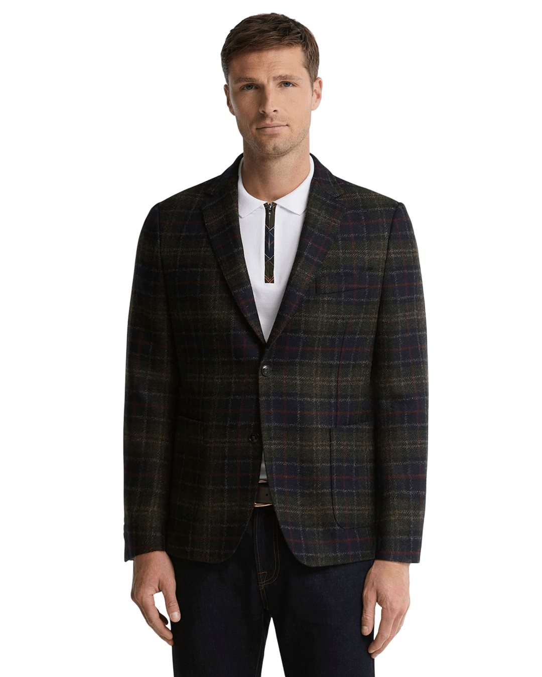 Barbour Jackets Barbour Green Sanders Moons Tartan Blazer