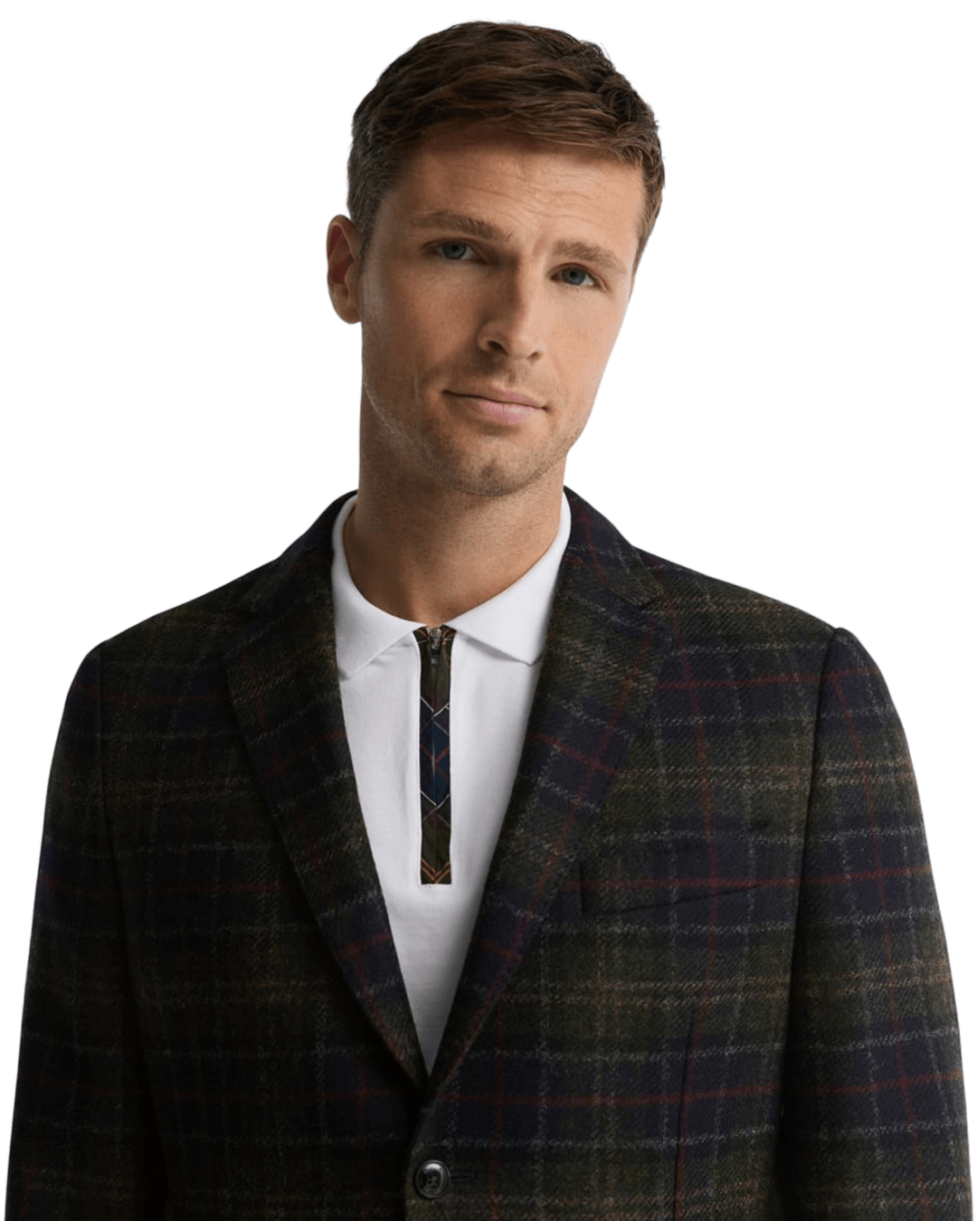Barbour Jackets Barbour Green Sanders Moons Tartan Blazer