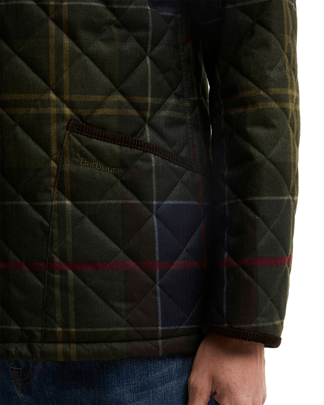 Barbour Jackets Barbour Green Tartan Liddesdale Quilted Jacket