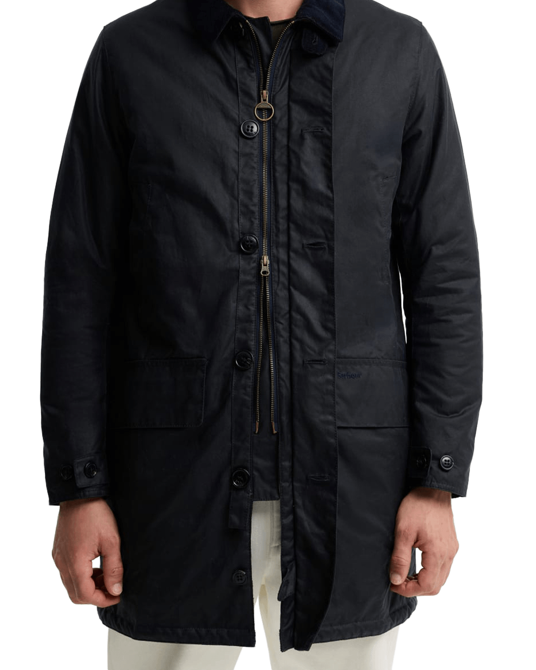 Barbour Jackets Barbour Navy Wax Mac