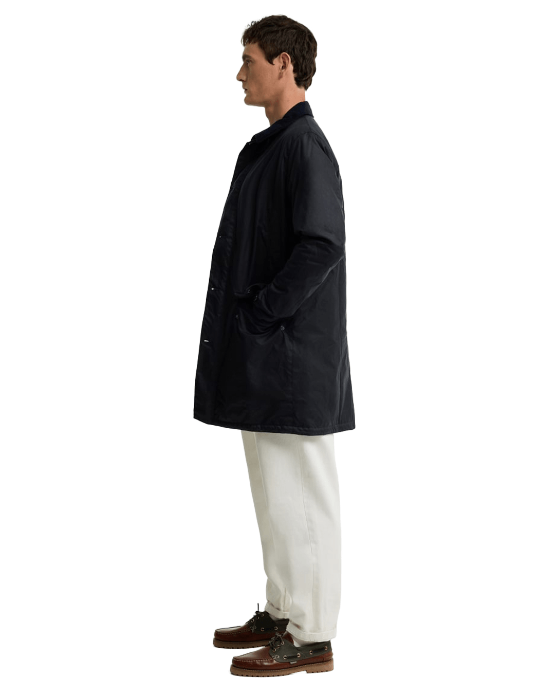 Barbour Jackets Barbour Navy Wax Mac