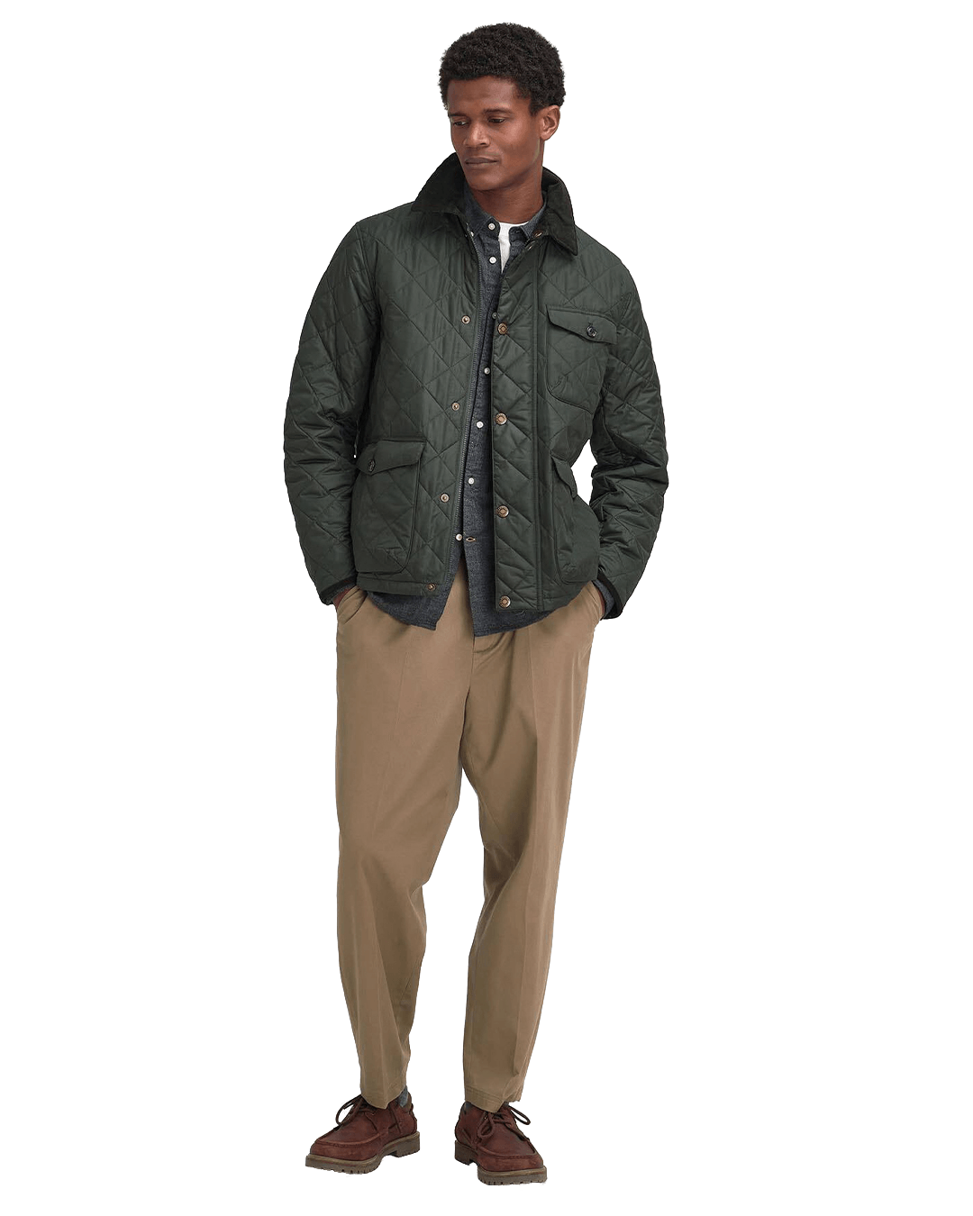 Barbour Jackets Barbour Sage Hornby Quilted Jacket