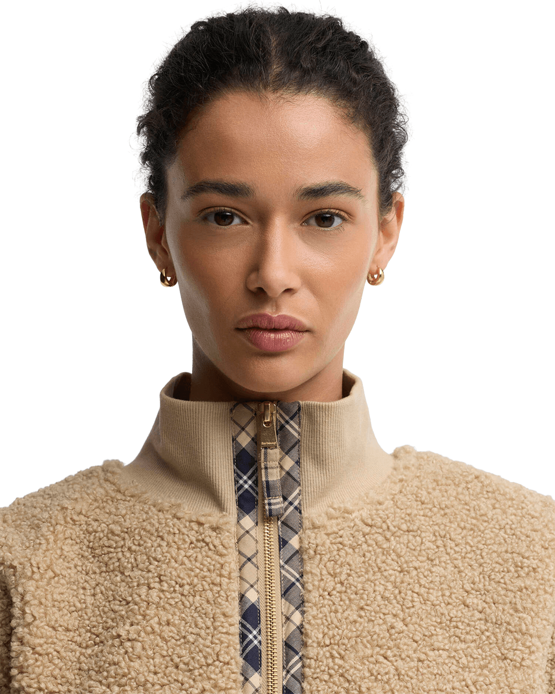 Barbour Jumpers Barbour Beige Barbour Fawne Fleece Be93 Warm Trench