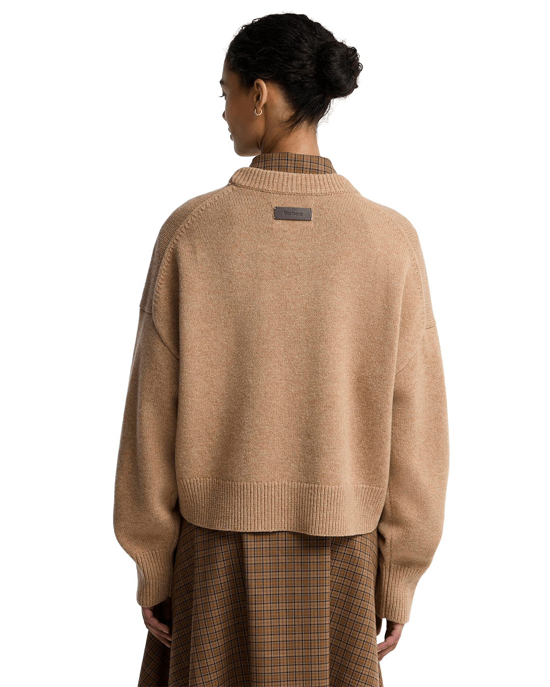 Barbour Jumpers Barbour Beige Ivybridge Knitted Jumper